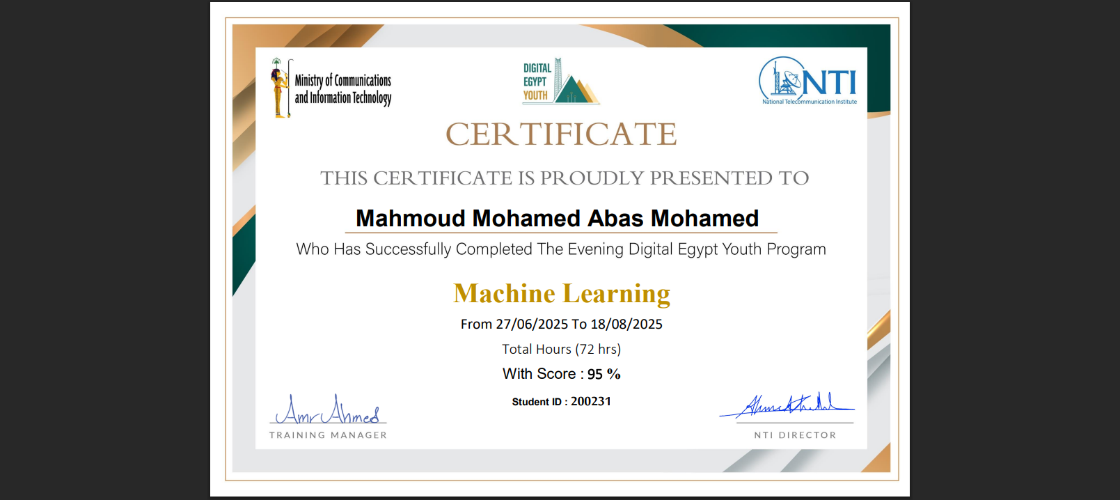 Machine Learning